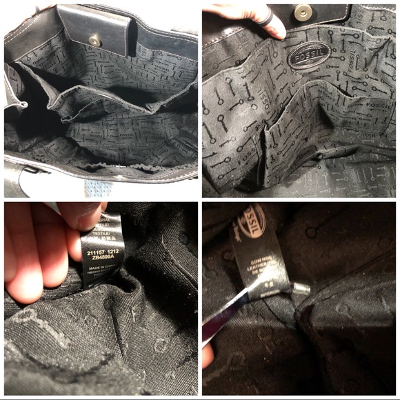 Fossil Vintage Large Leather Tote - Picture 6 of 7